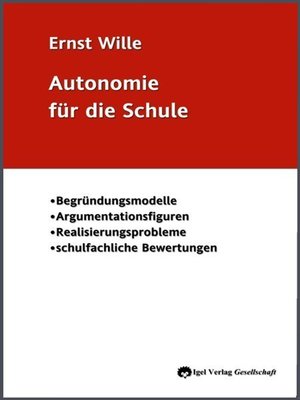 cover image of Autonomie für die Schule